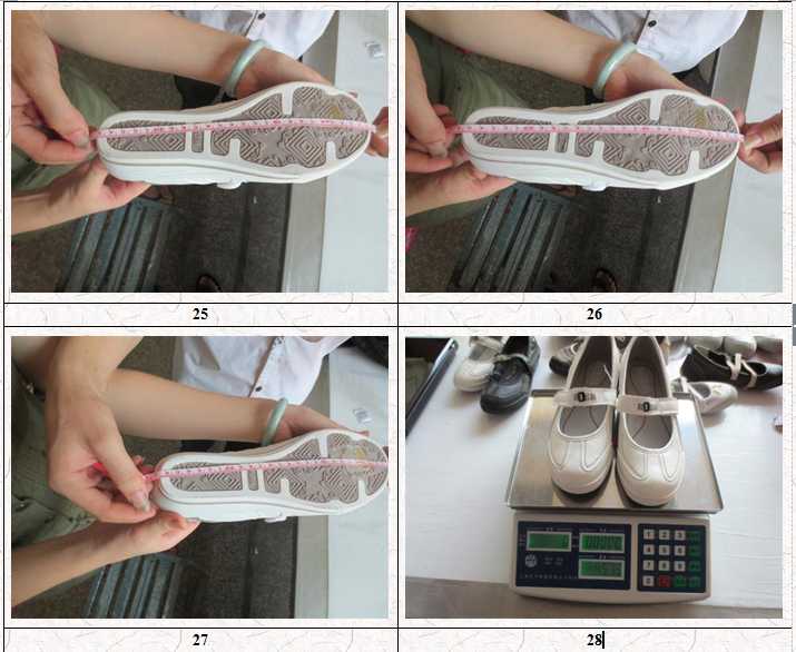 Sports Shoes Inspection Ladies Footwear QC Leisure Shoe_China