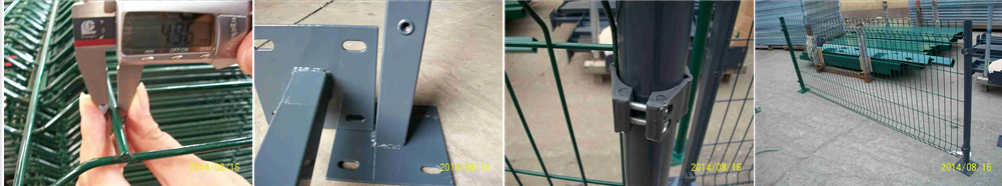 steel fence post weldded wire mesh quality control