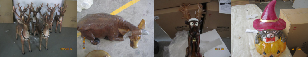 christmas animal inspection-Xmas animal quality control:fiberglass animal figure, resin christmas animal, porcelain xmas animal qc