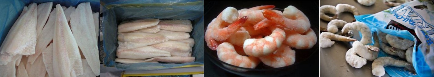 Frozen shrimp inspection and Frozen fish inspection