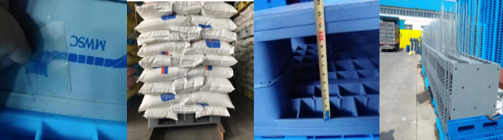 Pallets quality control: Plastic,wood, metal