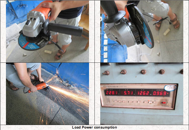 Load Power consumption - Power tools quality control