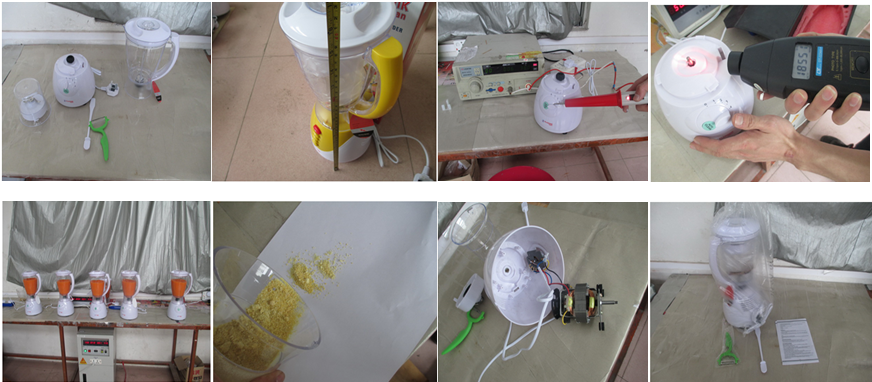 Juicer inspection/juice extractor/blender quality control