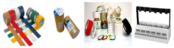 Adhesive tape inspection:rubberized fabric,adhesive plastic,gummed tape,hot melt