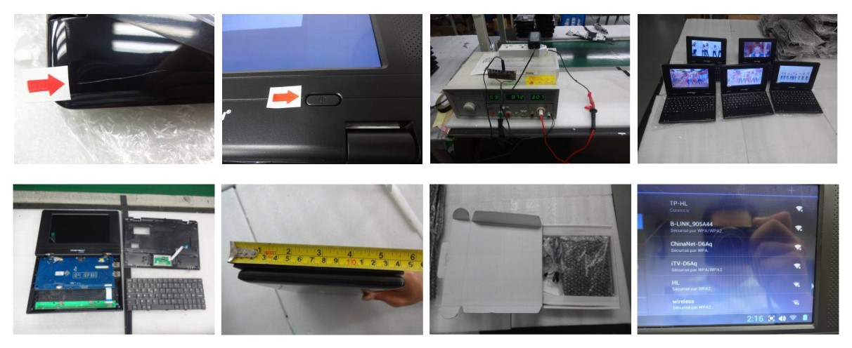 Notebook inspection:laptop-tablet PC-desktop computer qc