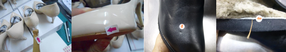 shoes defects -shoes inspection footwear quality control