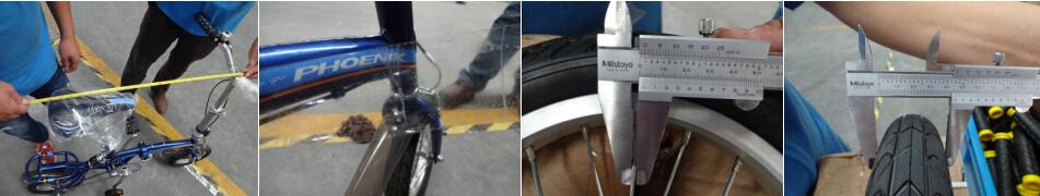 Bicycle quality inspection bike QC wheel tire 